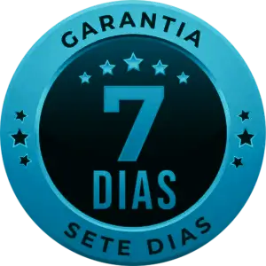 selo de garantia de servico do curso texto de impacto